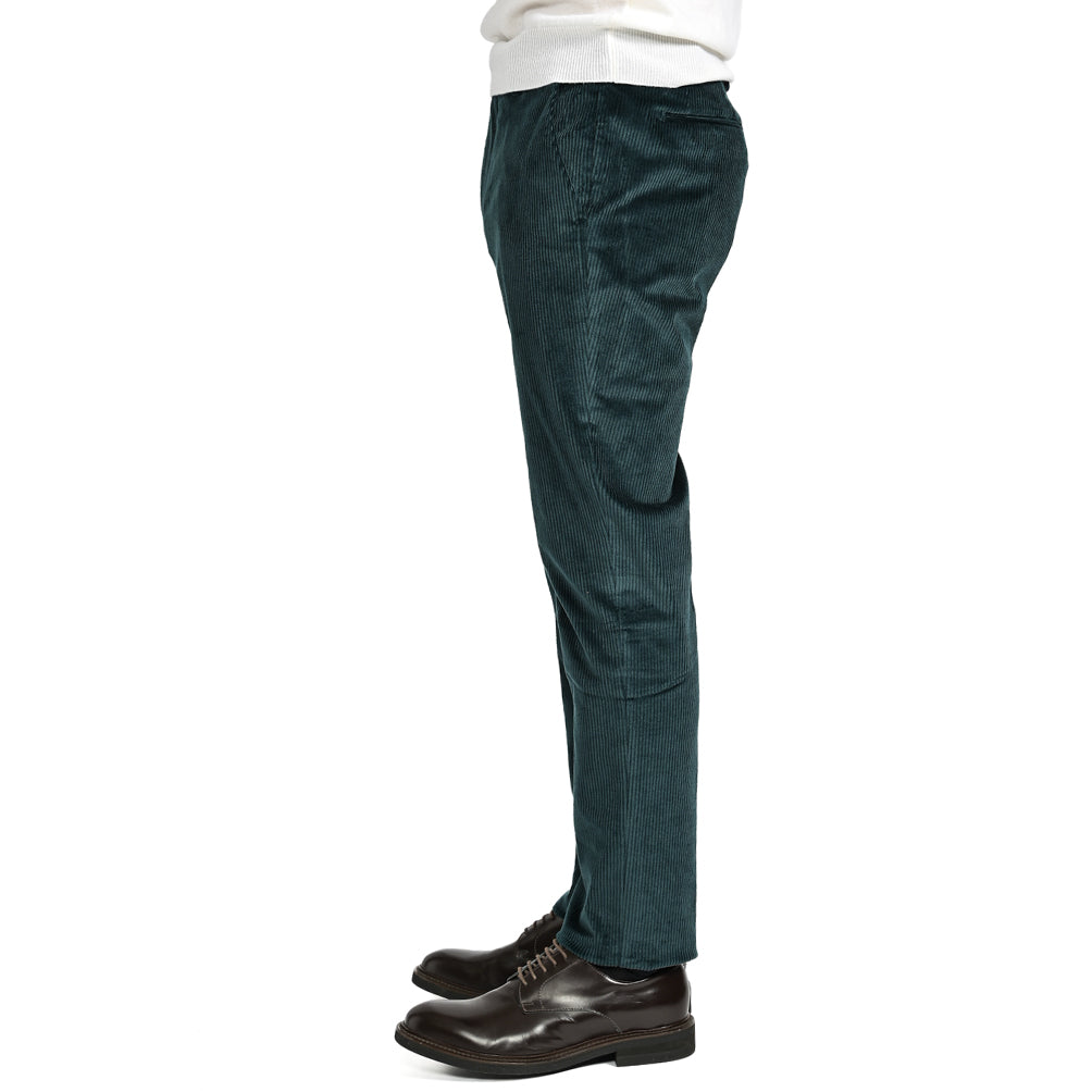 BERWICH "MORELLO" ストレッチコットン 中畝コーデュロイノータックスラックス