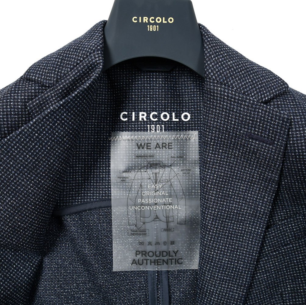 SALE｜CIRCOLO 1901 ストレッチウールコットン 2Bシングルテーラードジャケット｜397561 - 48｜GUARDAROBA MILANO OFFICIAL STORE