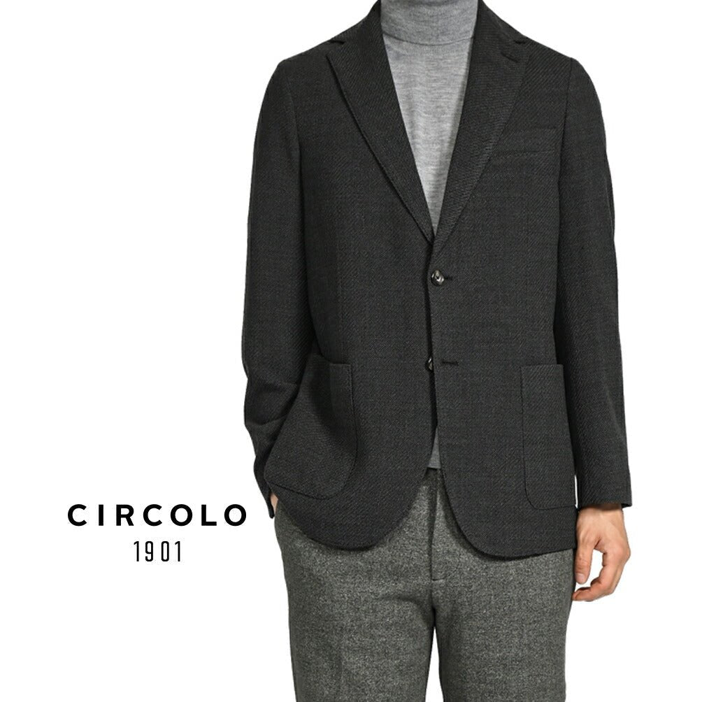 SALE｜CIRCOLO 1901 ストレッチウール 2Bシングルテーラードジャケット｜397542 - 44｜GUARDAROBA MILANO OFFICIAL STORE