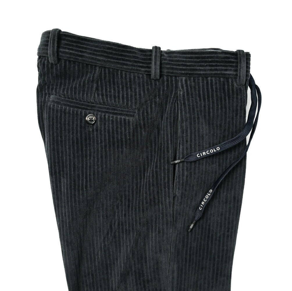 SALE｜CIRCOLO 1901 コットンコーデュロイ ドローコードワンタックスラックス｜397571 - 50｜GUARDAROBA MILANO OFFICIAL STORE