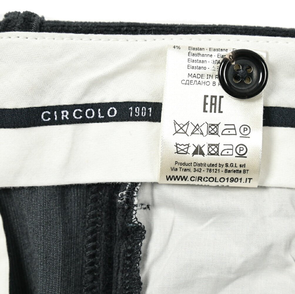 SALE｜CIRCOLO 1901 コットンコーデュロイ ドローコードワンタックスラックス｜397571 - 50｜GUARDAROBA MILANO OFFICIAL STORE
