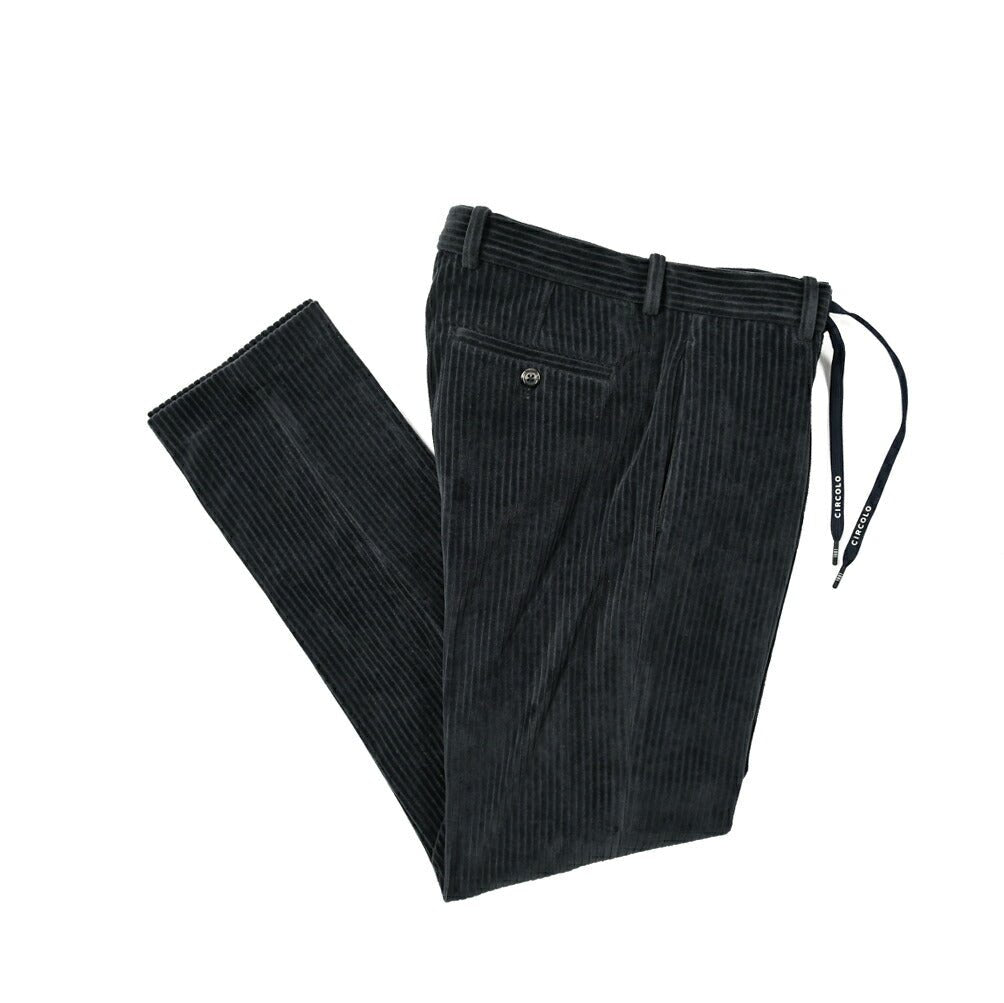 CIRCOLO 1901 コットンコーデュロイ ドローコードワンタックスラックス｜397571 - 50｜GUARDAROBA MILANO OFFICIAL STORE