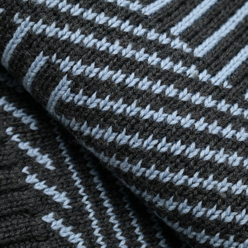 FENDI ウール100% ミドルゲージクルーネックジャガードニットセーター｜397586 - 46｜GUARDAROBA MILANO OFFICIAL STORE