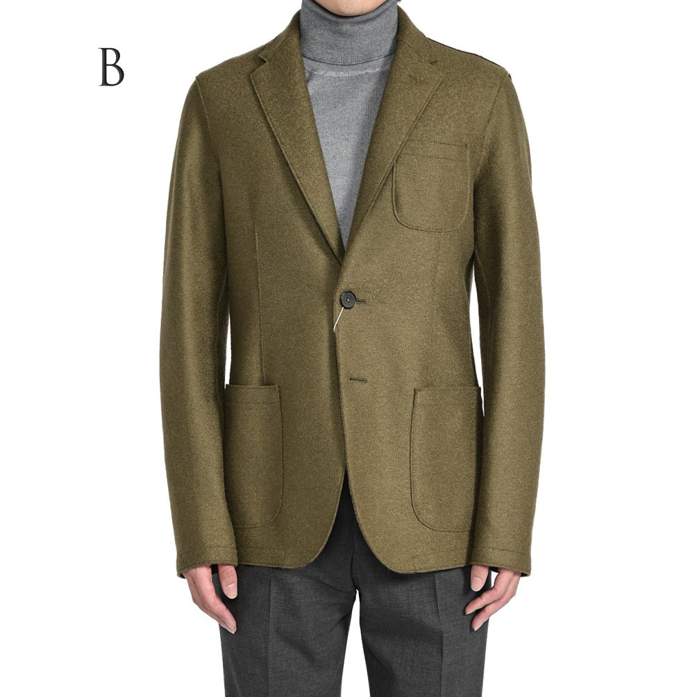 SALE｜HERNO Resort 縮絨 ヴァージンウール100% 2Bシングルテーラードジャケット｜393708 - A - 46｜GUARDAROBA MILANO OFFICIAL STORE