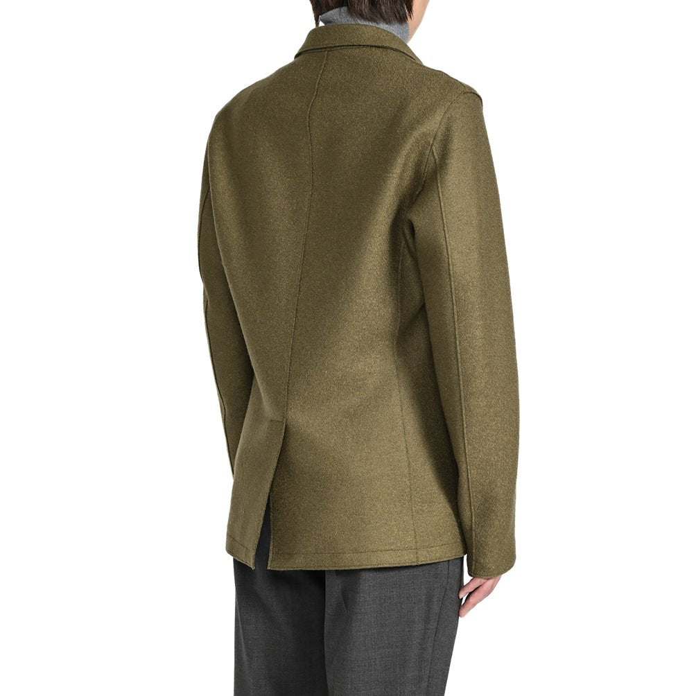 SALE｜HERNO Resort 縮絨 ヴァージンウール100% 2Bシングルテーラードジャケット｜393708 - A - 46｜GUARDAROBA MILANO OFFICIAL STORE