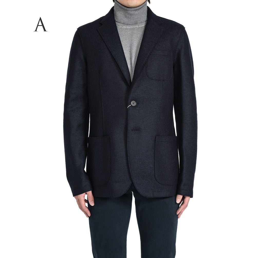 SALE｜HERNO Resort 縮絨 ヴァージンウール100% 2Bシングルテーラードジャケット｜393708 - A - 46｜GUARDAROBA MILANO OFFICIAL STORE