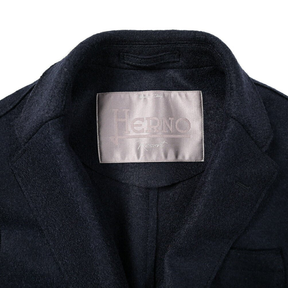 SALE｜HERNO Resort 縮絨 ヴァージンウール100% 2Bシングルテーラードジャケット｜393708 - A - 46｜GUARDAROBA MILANO OFFICIAL STORE