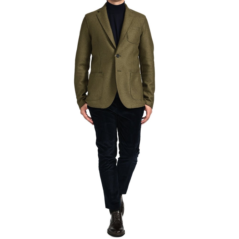 SALE｜HERNO Resort 縮絨 ヴァージンウール100% 2Bシングルテーラードジャケット｜393708 - A - 46｜GUARDAROBA MILANO OFFICIAL STORE
