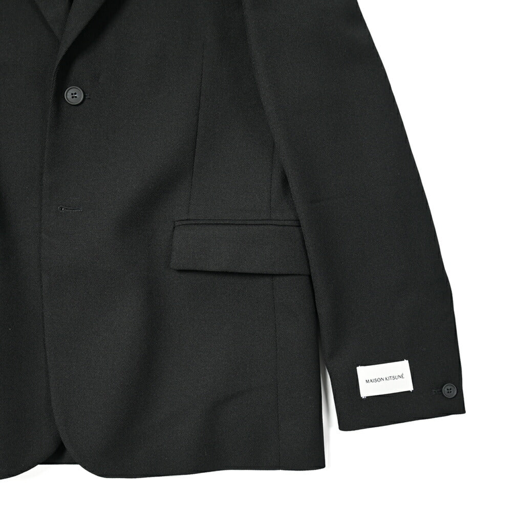 MAISON KITSUNE テクニカルウール テキスチャライズドシングルブレストジャケット｜397872 - 48｜GUARDAROBA MILANO OFFICIAL STORE