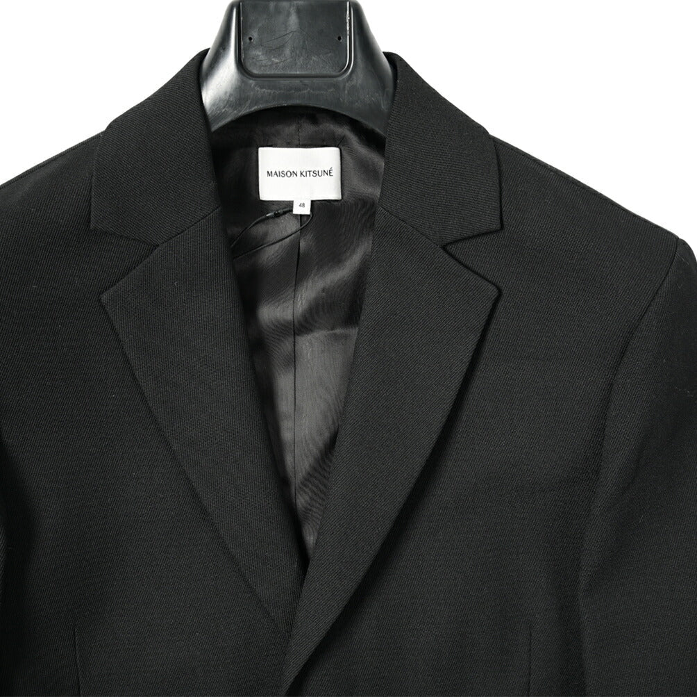 MAISON KITSUNE テクニカルウール テキスチャライズドシングルブレストジャケット｜397872 - 48｜GUARDAROBA MILANO OFFICIAL STORE
