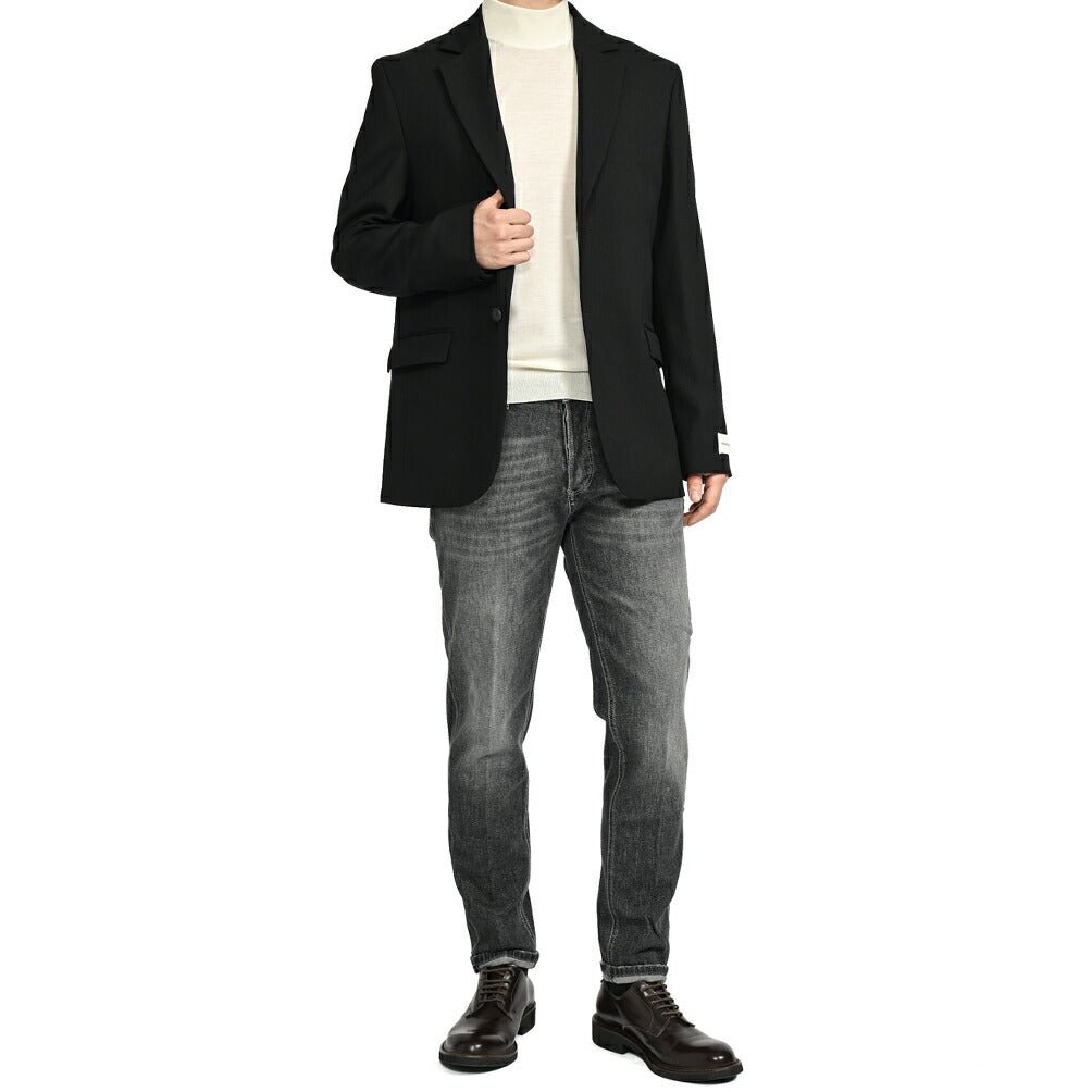 MAISON KITSUNE テクニカルウール テキスチャライズドシングルブレストジャケット｜397872 - 48｜GUARDAROBA MILANO OFFICIAL STORE