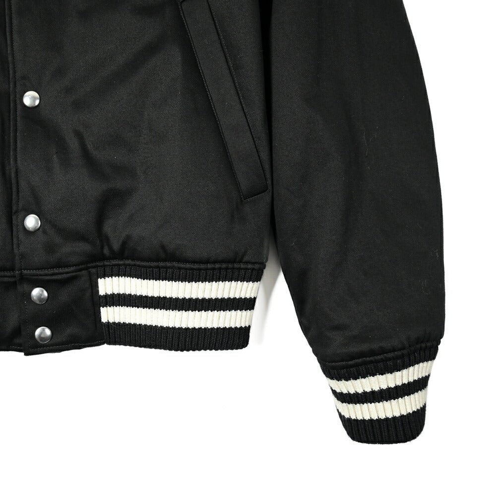 MAISON KITSUNE コットンサテン グレーフォックスヘッドパッチブルゾン(スタジャン)｜397867 - XS｜GUARDAROBA MILANO OFFICIAL STORE