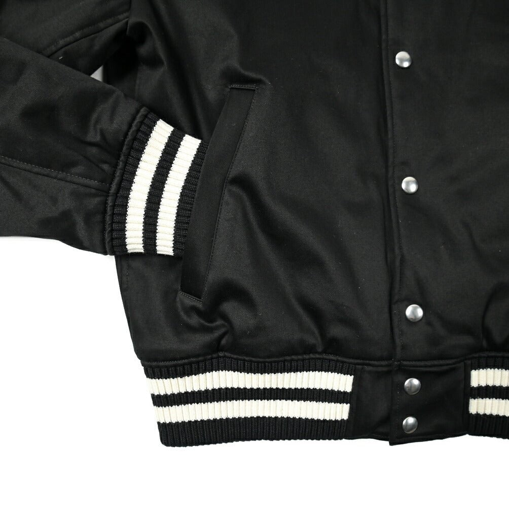 MAISON KITSUNE コットンサテン グレーフォックスヘッドパッチブルゾン(スタジャン)｜397867 - XS｜GUARDAROBA MILANO OFFICIAL STORE