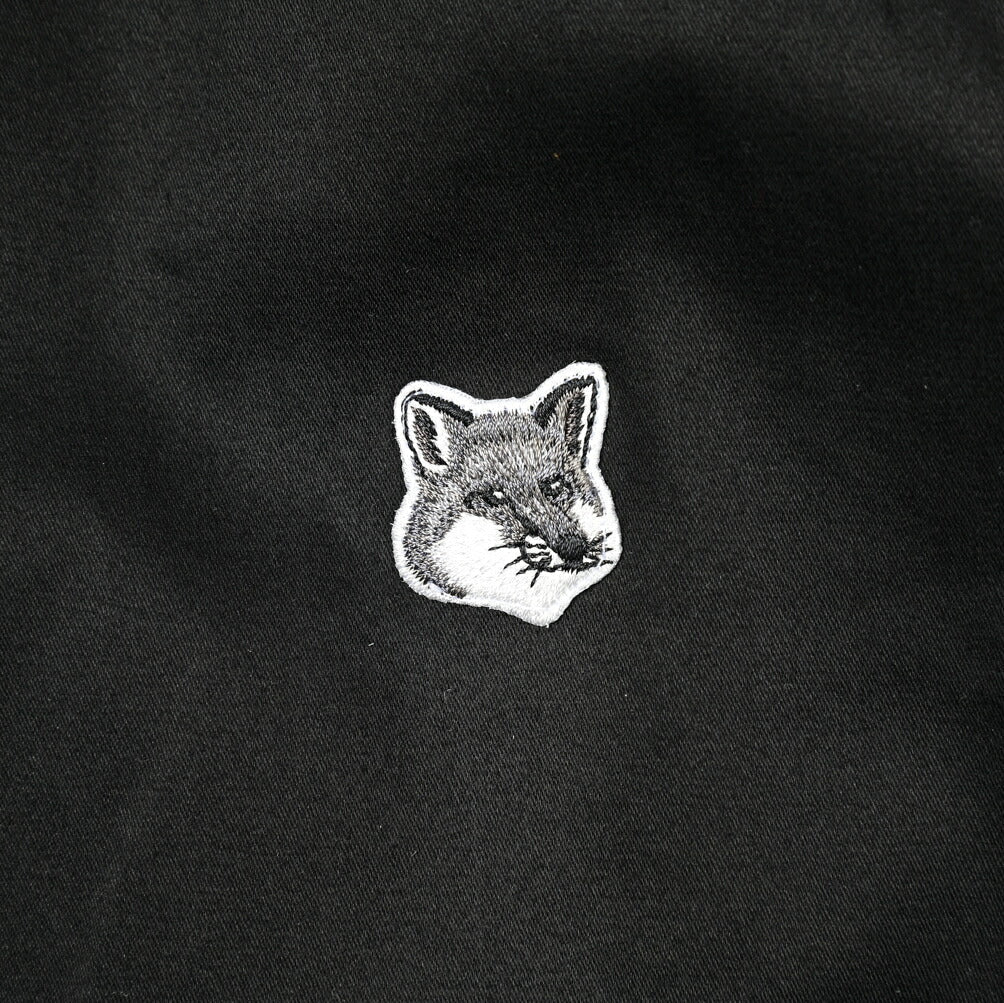 MAISON KITSUNE コットンサテン グレーフォックスヘッドパッチブルゾン(スタジャン)｜397867 - XS｜GUARDAROBA MILANO OFFICIAL STORE