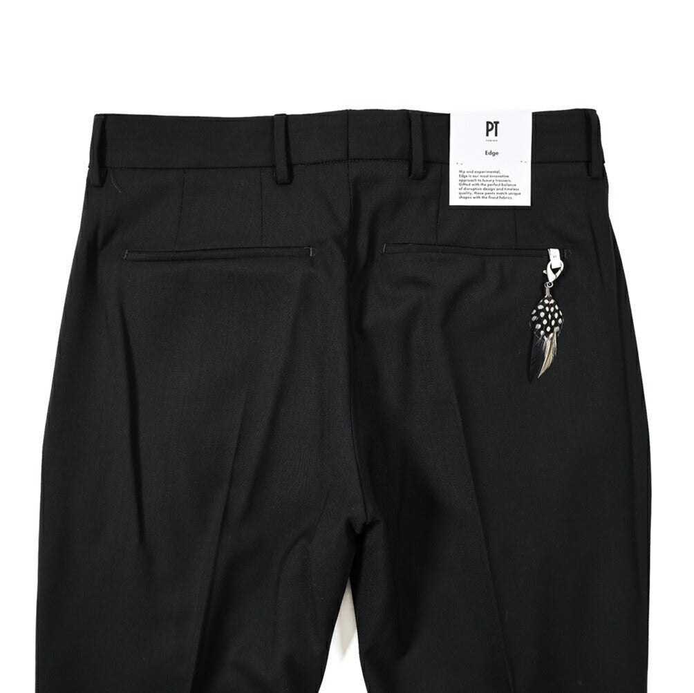 23-24AW PT TORINO EDGE "UNDICI" ストレッチウール ワンタックスラックス｜GUARDAROBA MILANO OFFICIAL STORE