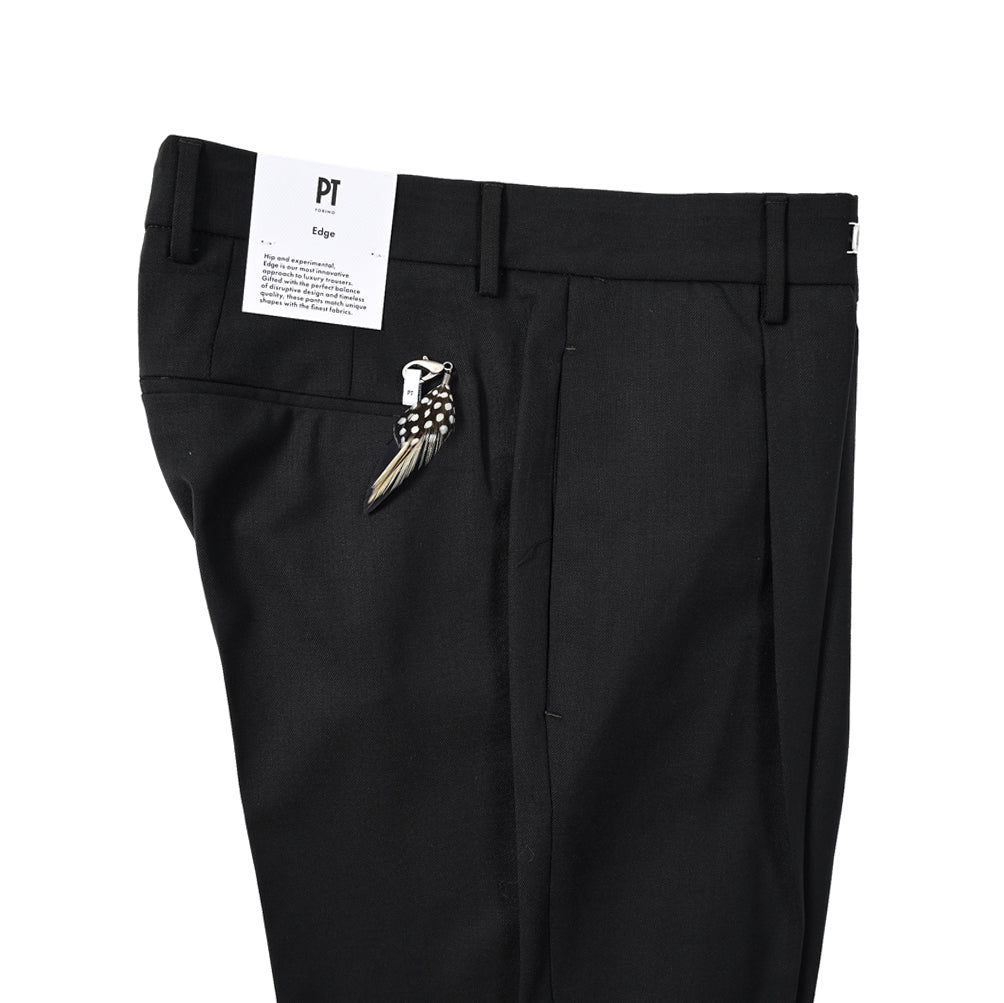 SALE｜PT TORINO EDGE UNDICI ストレッチウール ワンタックスラックス / PT01｜395109 - A - 48｜GUARDAROBA MILANO OFFICIAL STORE