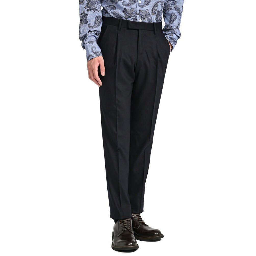 SALE｜PT TORINO MASTER FIT ストレッチウール ワンタックテーパードスラックス / PT01｜396271 - 54｜GUARDAROBA MILANO OFFICIAL STORE