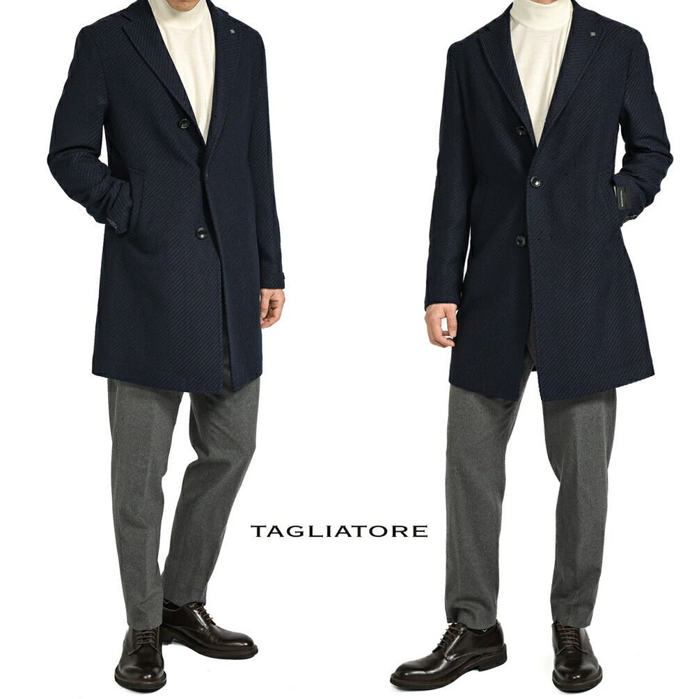 SALE｜TAGLIATORE COLORADO ウールポリエステル 3Bシングルチェスターコート｜397663 - 48｜GUARDAROBA MILANO OFFICIAL STORE