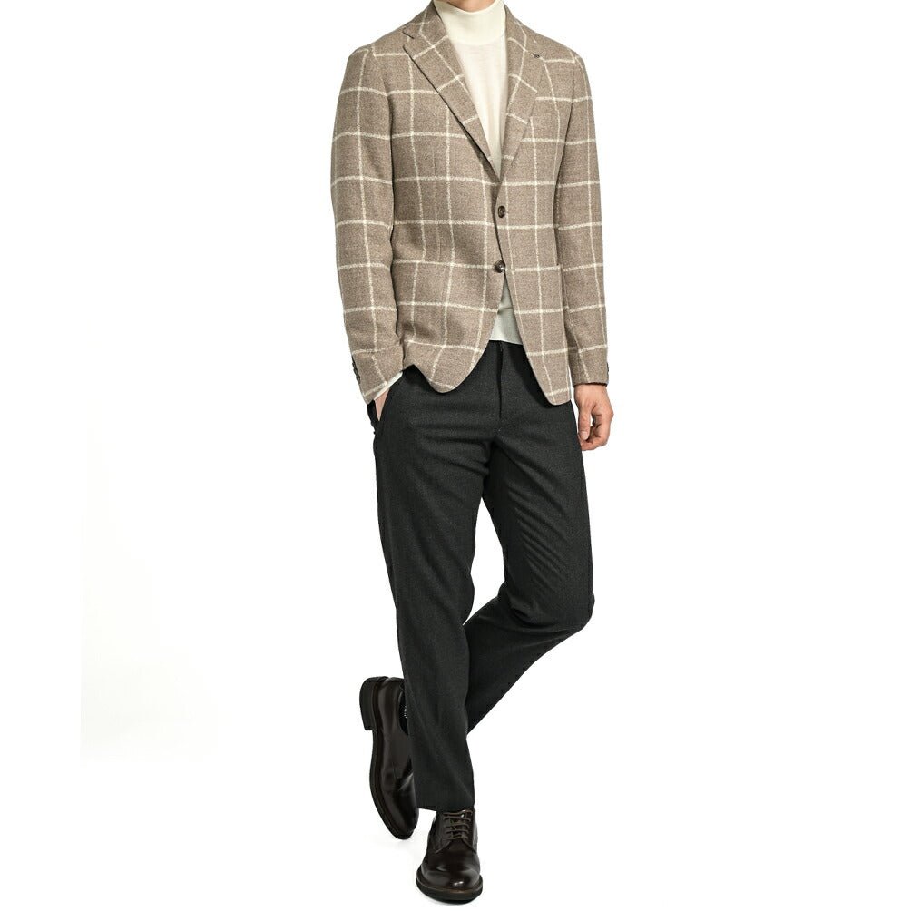 SALE｜TAGLIATORE MONTECARLO ウールシルクフランネル 2Bシングルテーラードジャケット / 1SMC22K｜397727 - 44｜GUARDAROBA MILANO OFFICIAL STORE