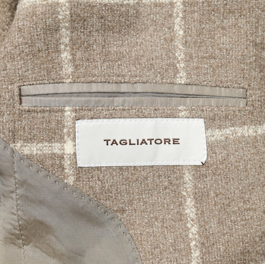 SALE｜TAGLIATORE MONTECARLO ウールシルクフランネル 2Bシングルテーラードジャケット / 1SMC22K｜397727 - 44｜GUARDAROBA MILANO OFFICIAL STORE