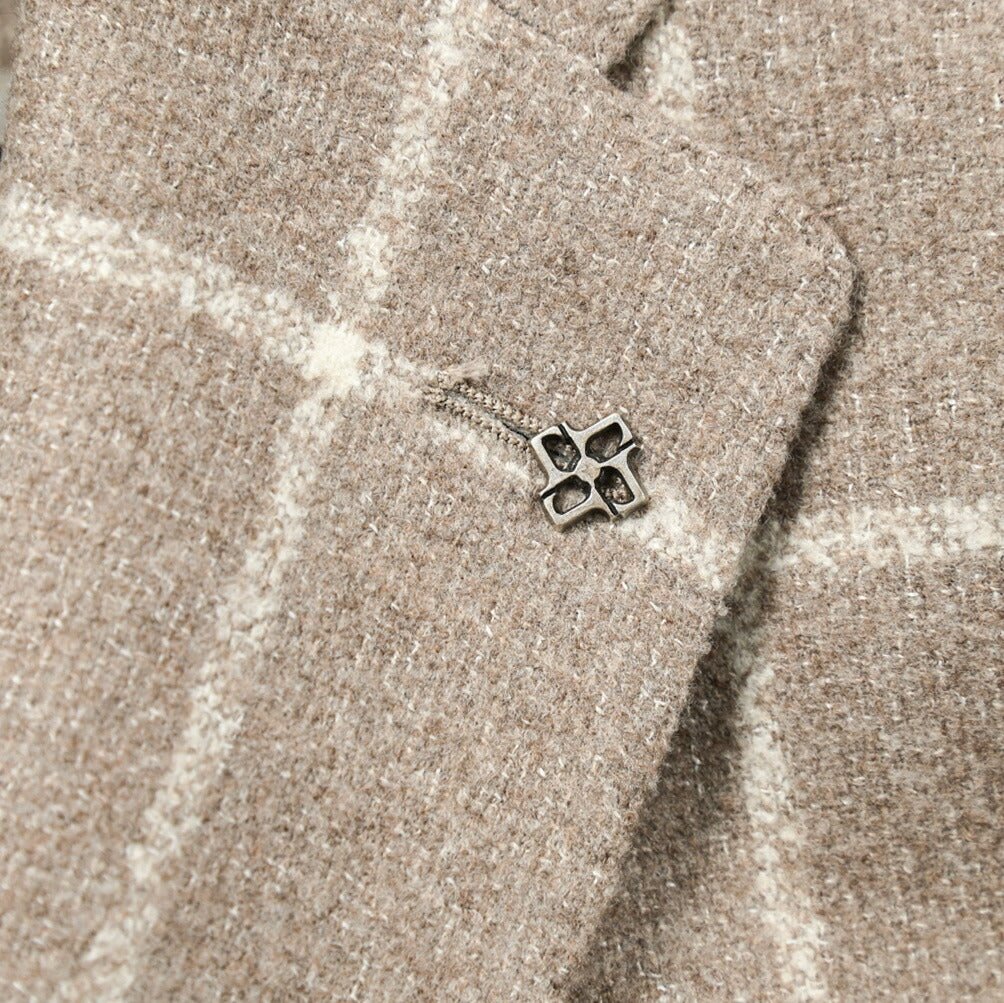 SALE｜TAGLIATORE MONTECARLO ウールシルクフランネル 2Bシングルテーラードジャケット / 1SMC22K｜397727 - 44｜GUARDAROBA MILANO OFFICIAL STORE