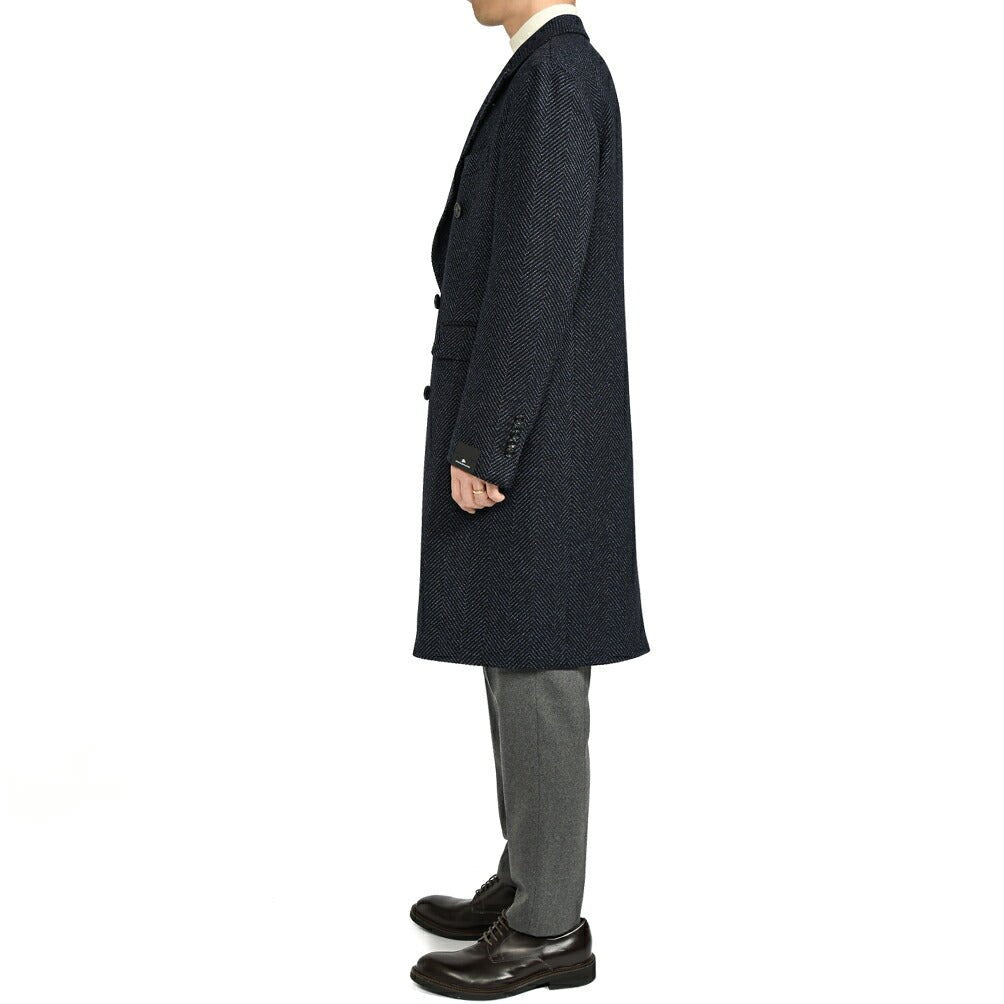 SALE｜TAGLIATORE PINO LERARIO ウールコットン 6Bダブルロングチェスターコート / C - LD10B｜397654 - 52｜GUARDAROBA MILANO OFFICIAL STORE
