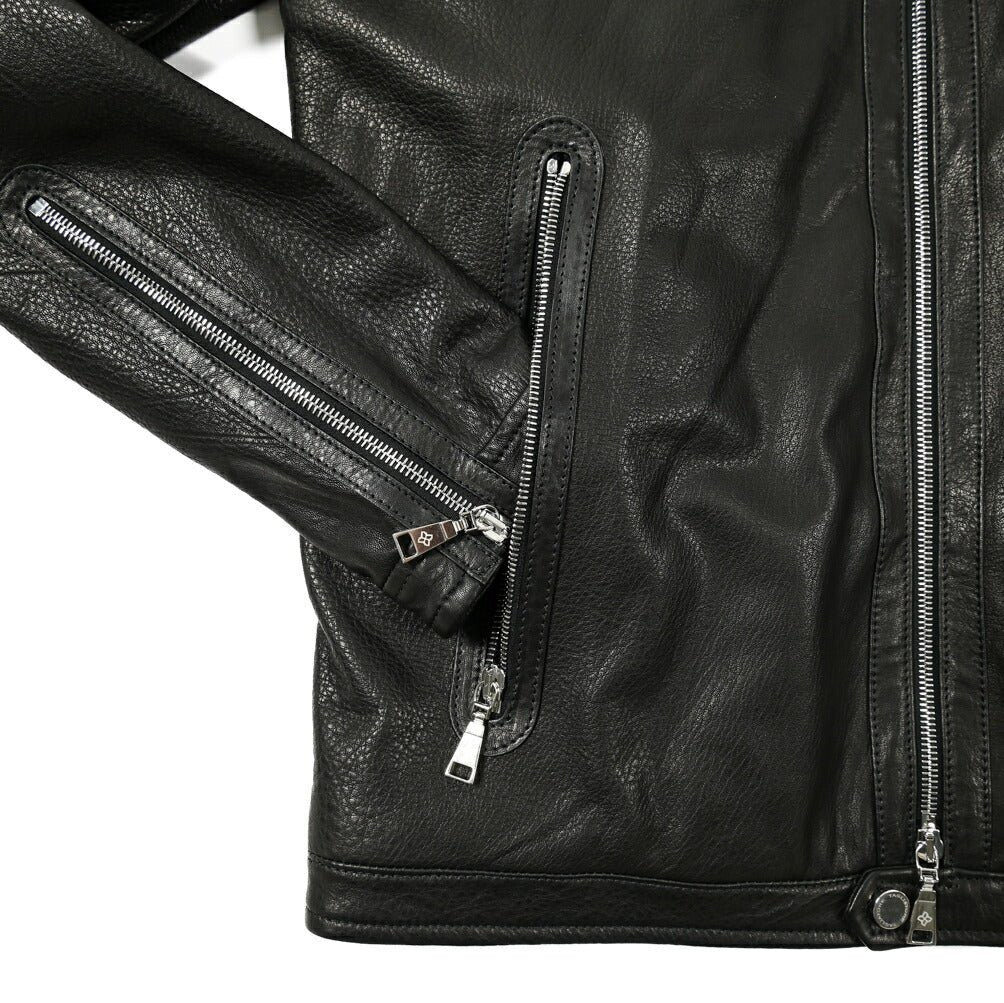SALE｜TAGLIATORE STANLEY NEW ラムレザー シングルライダースブルゾン｜397737 - 48｜GUARDAROBA MILANO OFFICIAL STORE