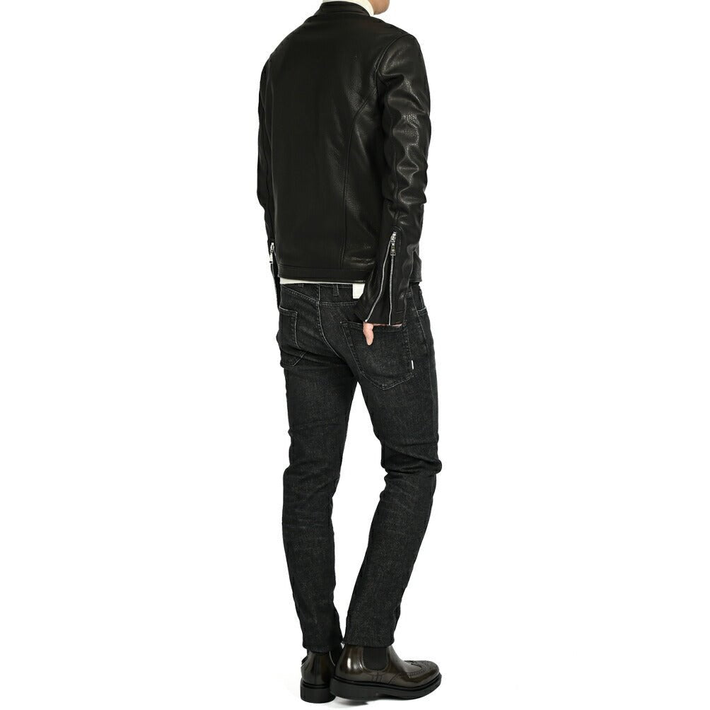 SALE｜TAGLIATORE STANLEY NEW ラムレザー シングルライダースブルゾン｜397737 - 48｜GUARDAROBA MILANO OFFICIAL STORE