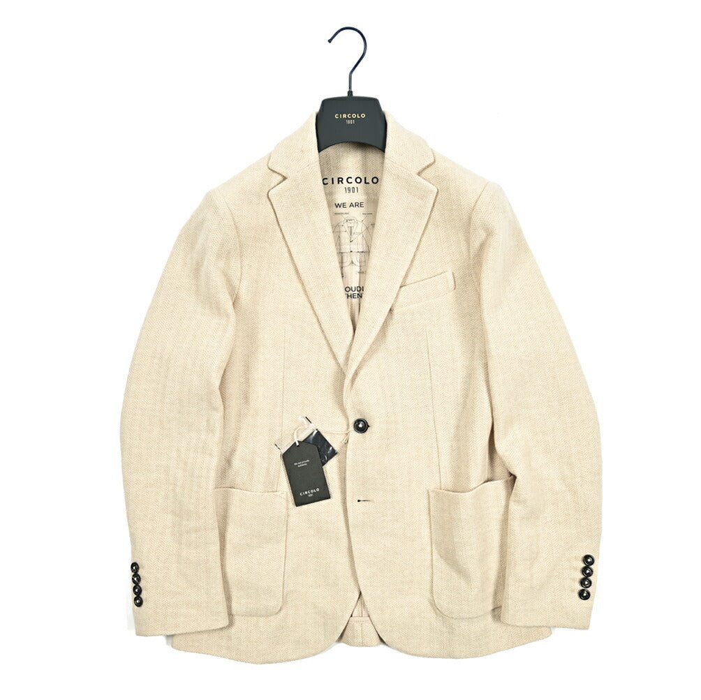 CIRCOLO 1901 ヴァージンウール100% 2Bシングルテーラードジャケット｜413006 - 44｜GUARDAROBA MILANO OFFICIAL STORE