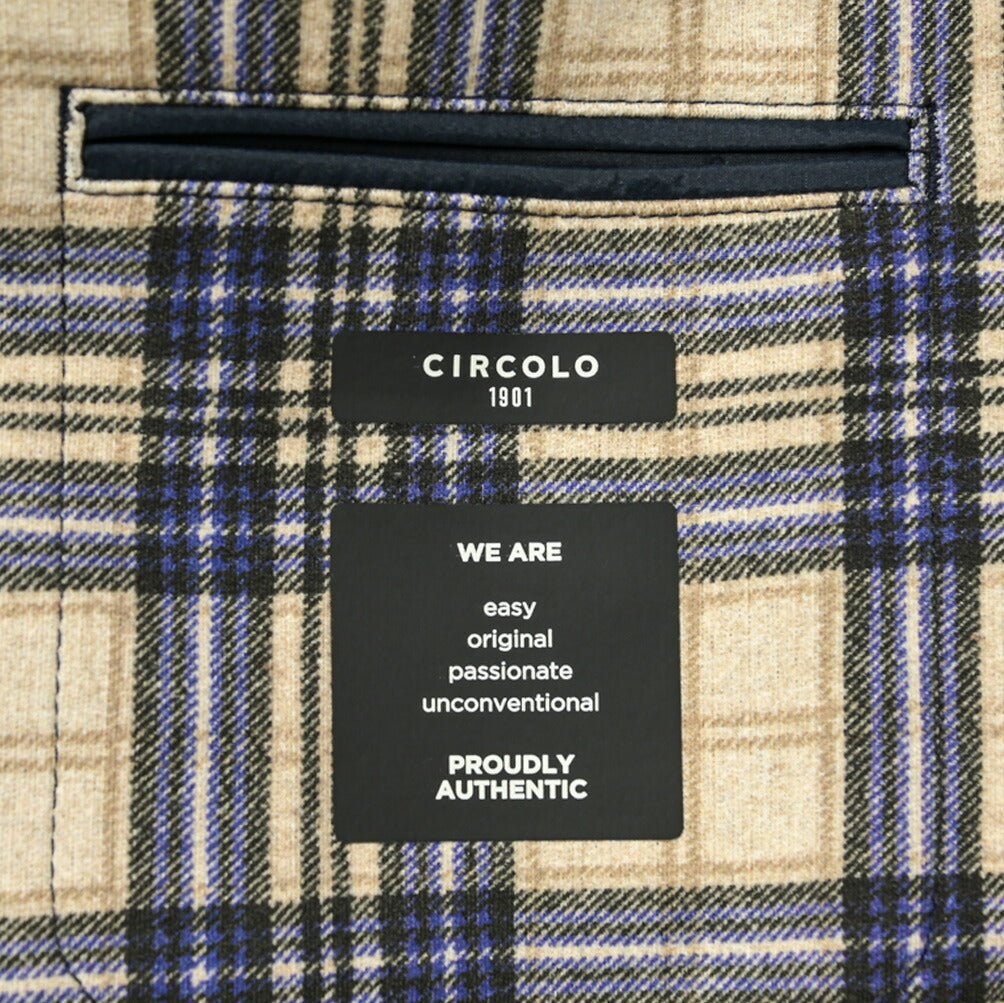 SALE｜CIRCOLO 1901 コットンフリース 2Bシングルテーラードジャケット｜408568 - 46｜GUARDAROBA MILANO OFFICIAL STORE