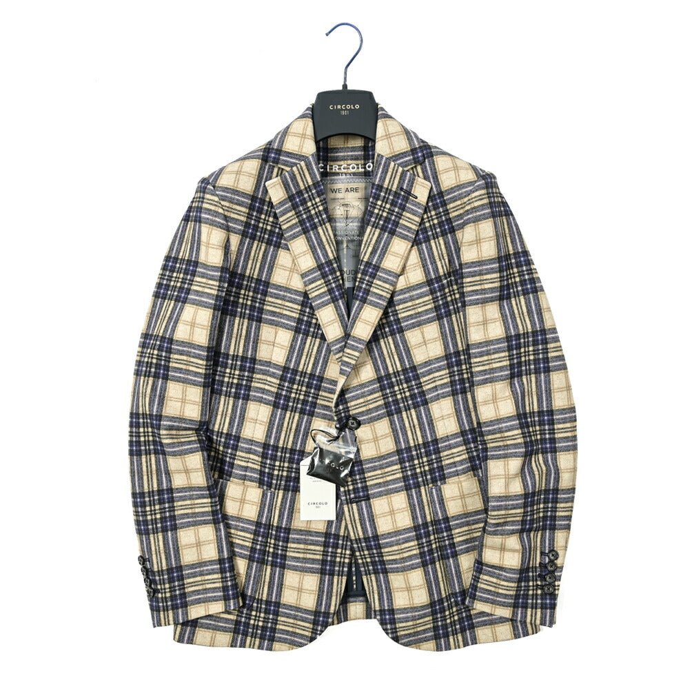 CIRCOLO 1901 コットンフリース 2Bシングルテーラードジャケット｜408568 - 46｜GUARDAROBA MILANO OFFICIAL STORE