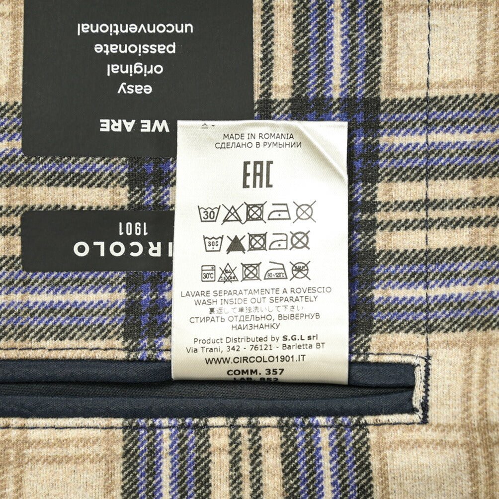 SALE｜CIRCOLO 1901 コットンフリース 2Bシングルテーラードジャケット｜408568 - 46｜GUARDAROBA MILANO OFFICIAL STORE