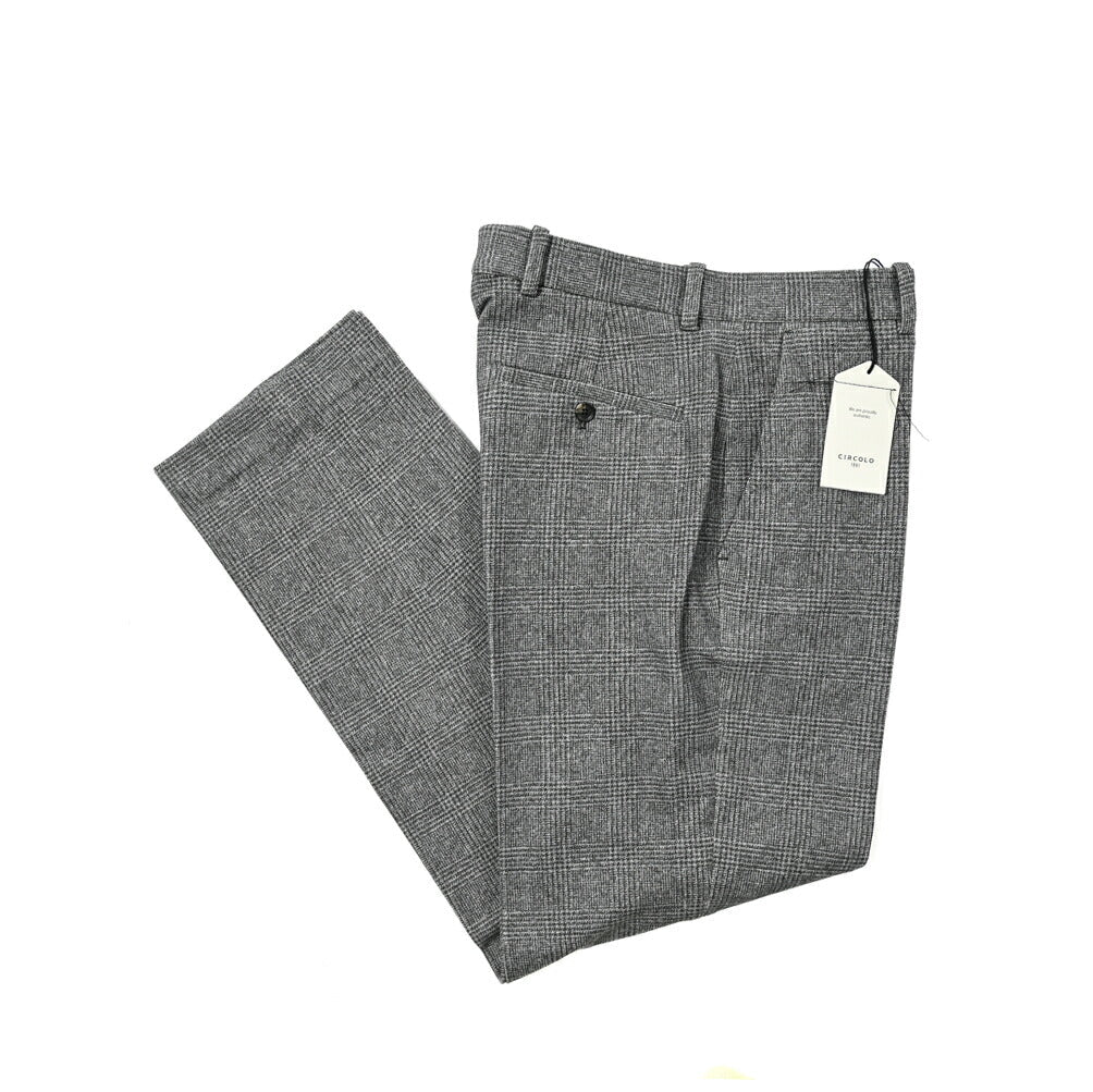 CIRCOLO 1901 コットンフリースノータックジャージースラックス(セットアップ対応)｜408577 - 44｜GUARDAROBA MILANO OFFICIAL STORE