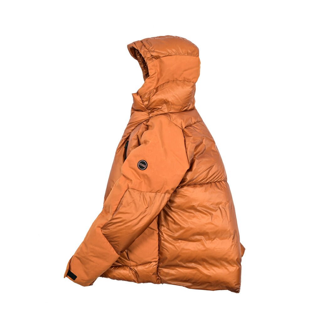 SALE｜COLMAR REVOLUTION by YOSUKE AIZAWA コットン×ナイロン 異素材コンビダウンジャケットフーディー / British Millerain社製生地｜411234 - 50｜GUARDAROBA MILANO OFFICIAL STORE