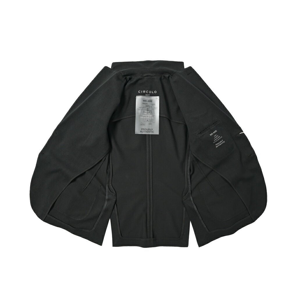 CIRCOLO 1901 ストレッチコットンジャージー 2Bシングルイージージャケット｜400662 - 44｜GUARDAROBA MILANO OFFICIAL STORE