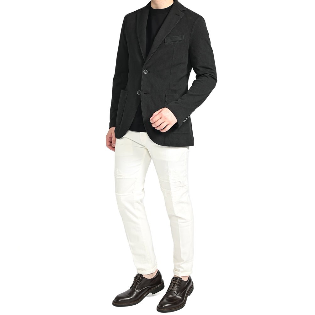 CIRCOLO 1901 ストレッチコットンジャージー 2Bシングルイージージャケット｜400662 - 44｜GUARDAROBA MILANO OFFICIAL STORE