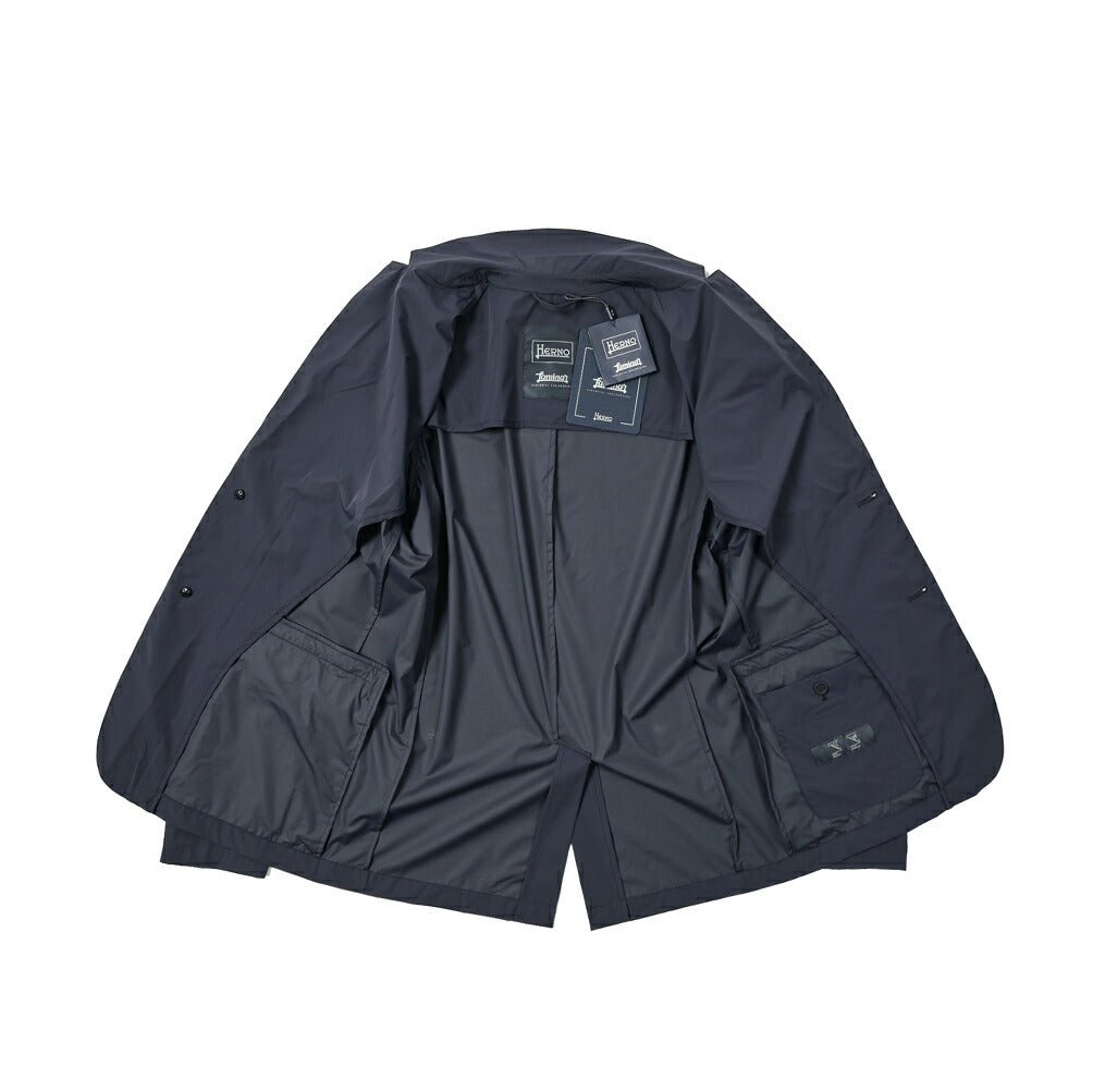 SALE｜HERNO Laminar ストレッチナイロン 2Bシングルナイロンジャケット (LIGHT MATT)｜400943 - A - 48｜GUARDAROBA MILANO OFFICIAL STORE