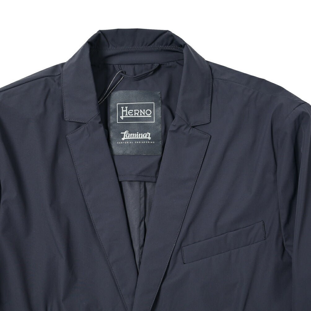 24SS HERNO Laminar ストレッチナイロン 2Bシングルナイロンジャケット (LIGHT MATT)｜GUARDAROBA MILANO OFFICIAL STORE