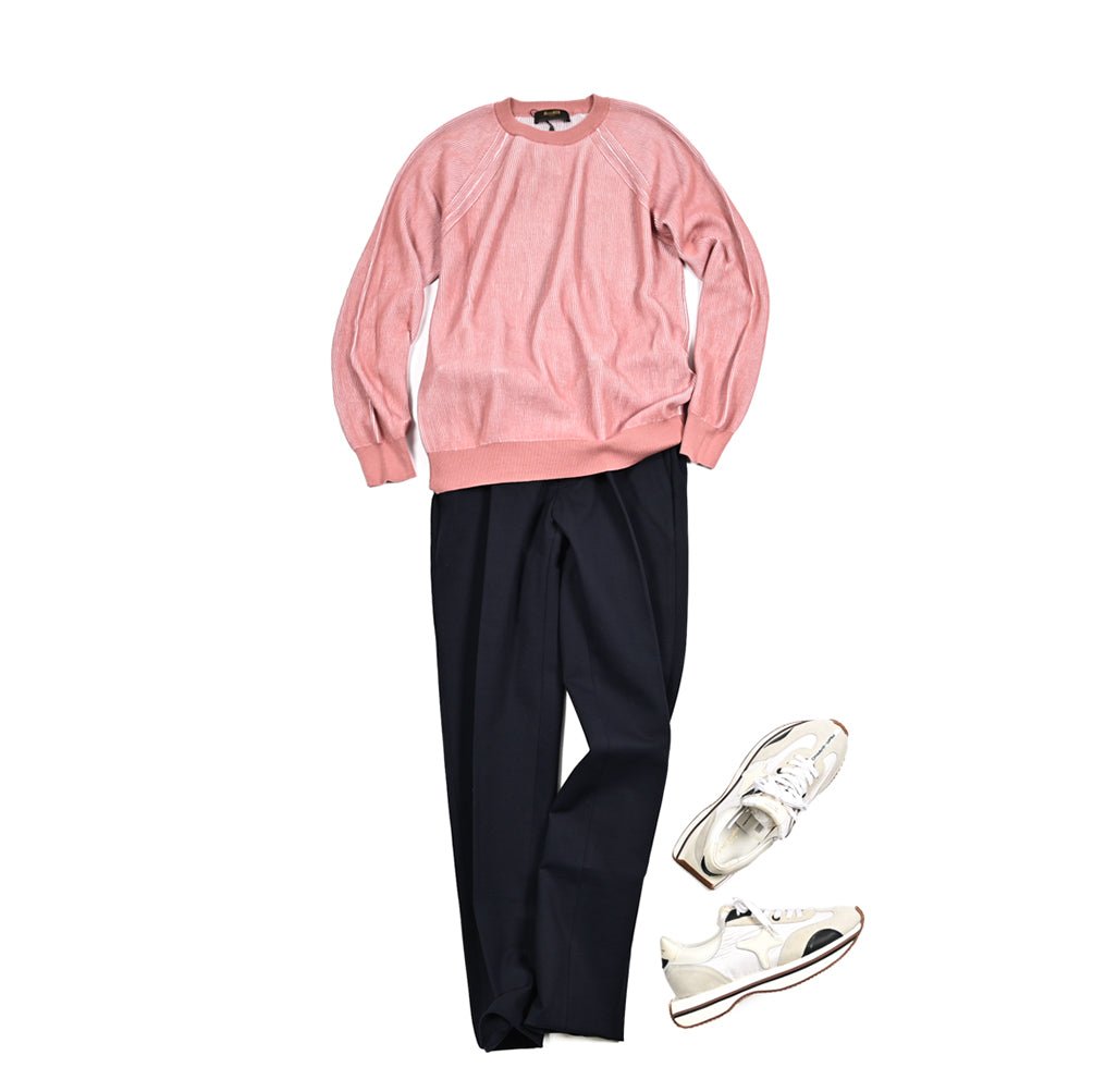 25 - 26AW PT TORINO Traveller "SLIM FIT" ポンチジャージー ドローコード付きイージースラックス｜425511 - 44｜GUARDAROBA MILANO OFFICIAL STORE