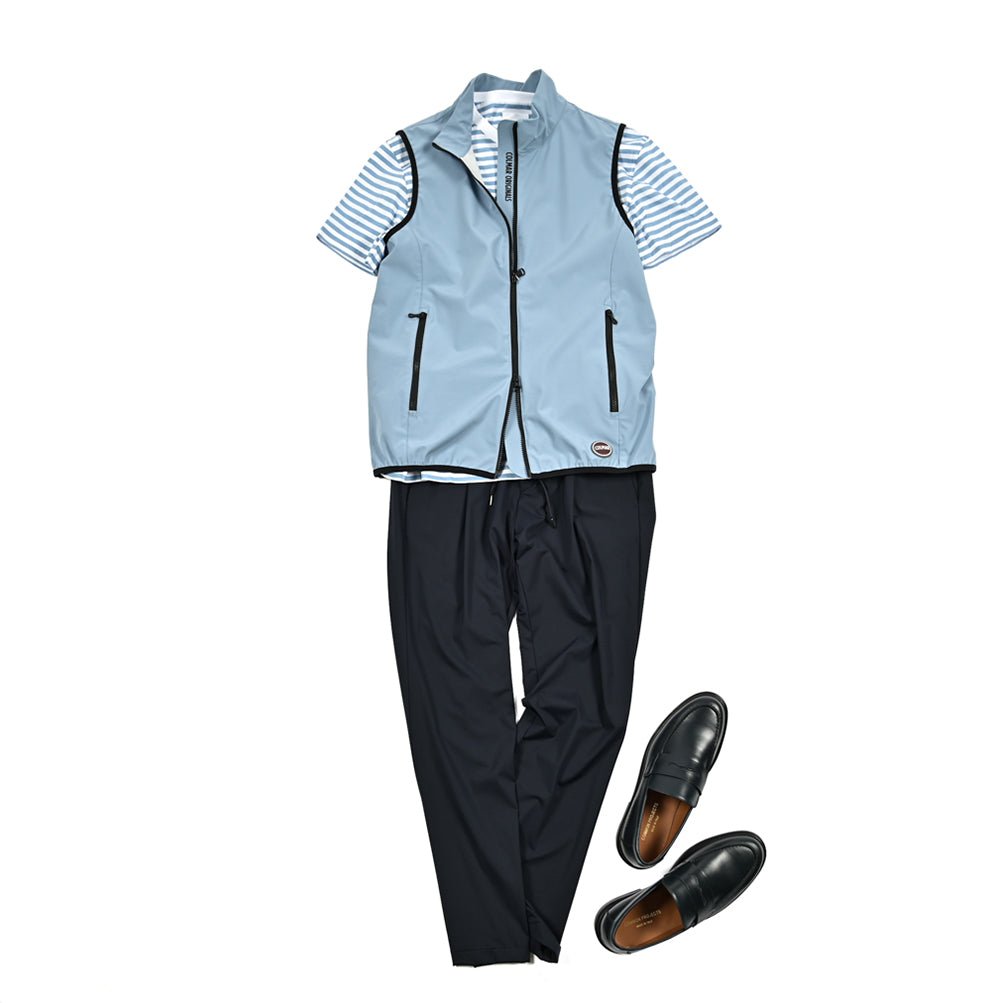 25SS COLMAR ORGINALS ストレッチポリエステル スタンドカラージップアップベスト｜419102 - 50｜GUARDAROBA MILANO OFFICIAL STORE