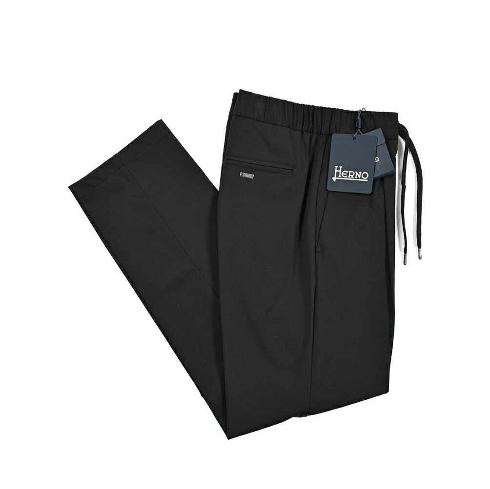 25SS HERNO ストレッチナイロン ワンタックイージーパンツ｜415716 - 44｜GUARDAROBA MILANO OFFICIAL STORE