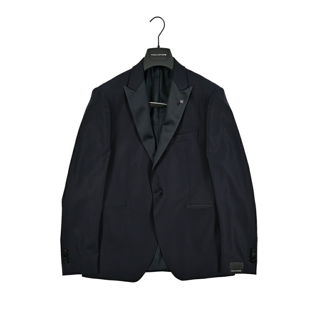 25SS TAGLIATORE ヴァージウール 1Bシングルタキシードスーツ(3ピース)｜416203｜GUARDAROBA MILANO OFFICIAL STORE