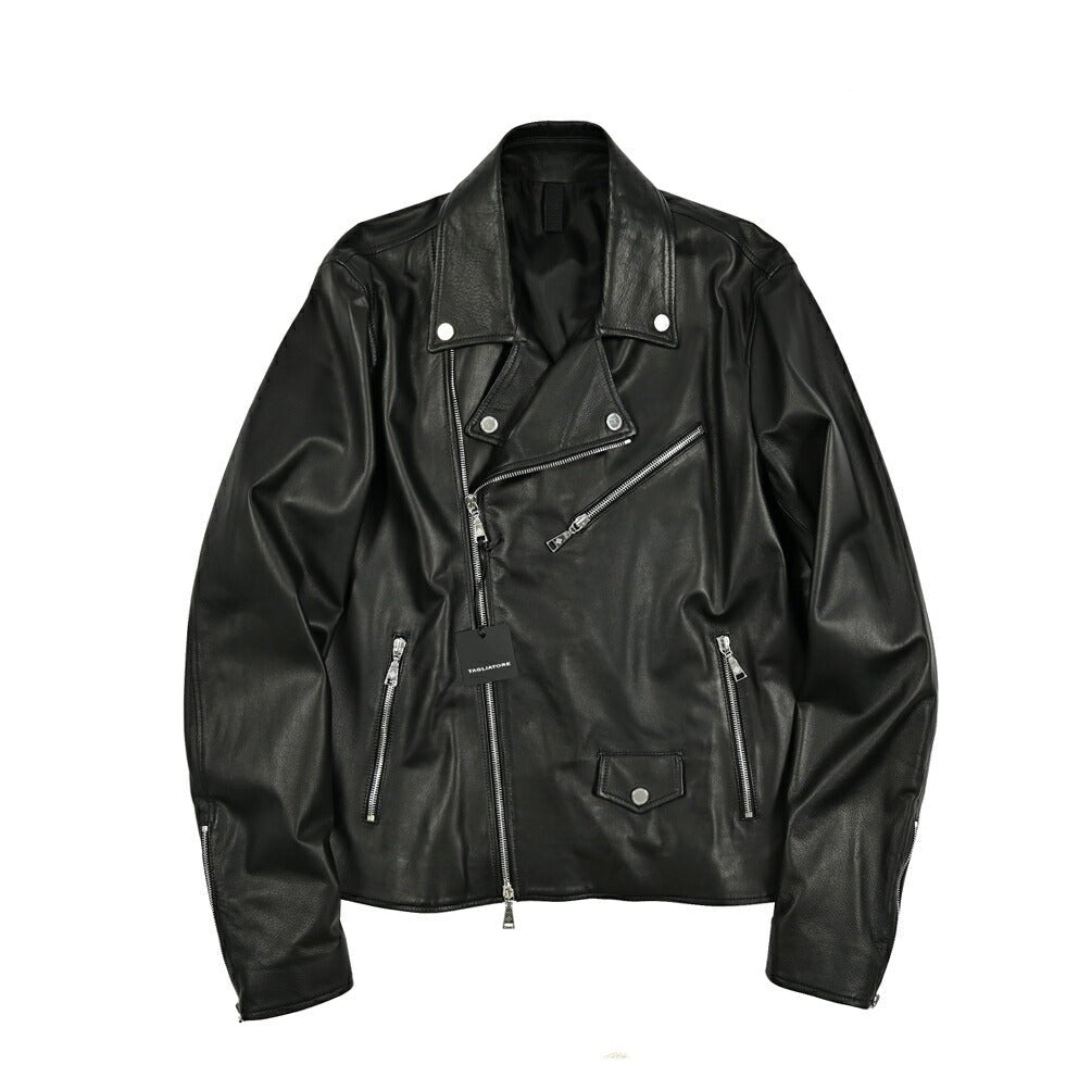 25SS TAGLIATORE ラムレザー ダブルライダースジャケット｜416183｜GUARDAROBA MILANO OFFICIAL STORE