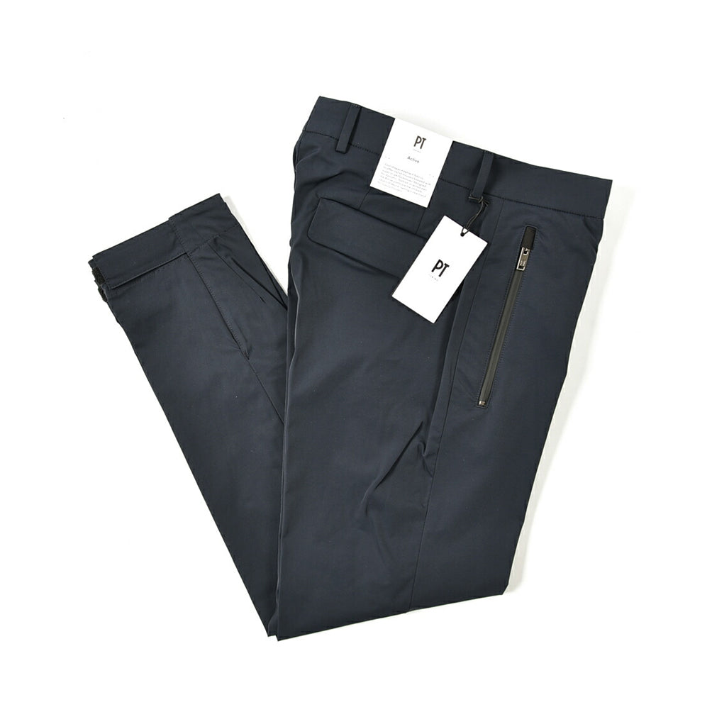 PT TORINO Active "LAMDA" 高機能ストレッチナイロン 裾ベルクロイージーパンツ