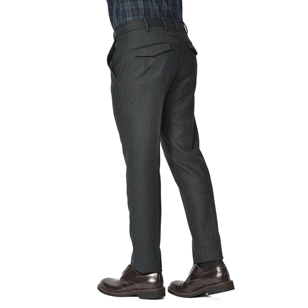 PT TORINO "MASTER FIT" ウールコットンメランジ ノータックスラックス｜GUARDAROBA MILANO OFFICIAL STORE