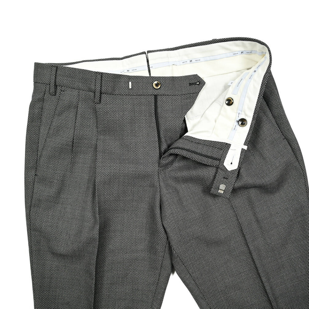 PT TORINO MASTER FIT SUPER 100's ヴァージンウール100% テーパードパンツ