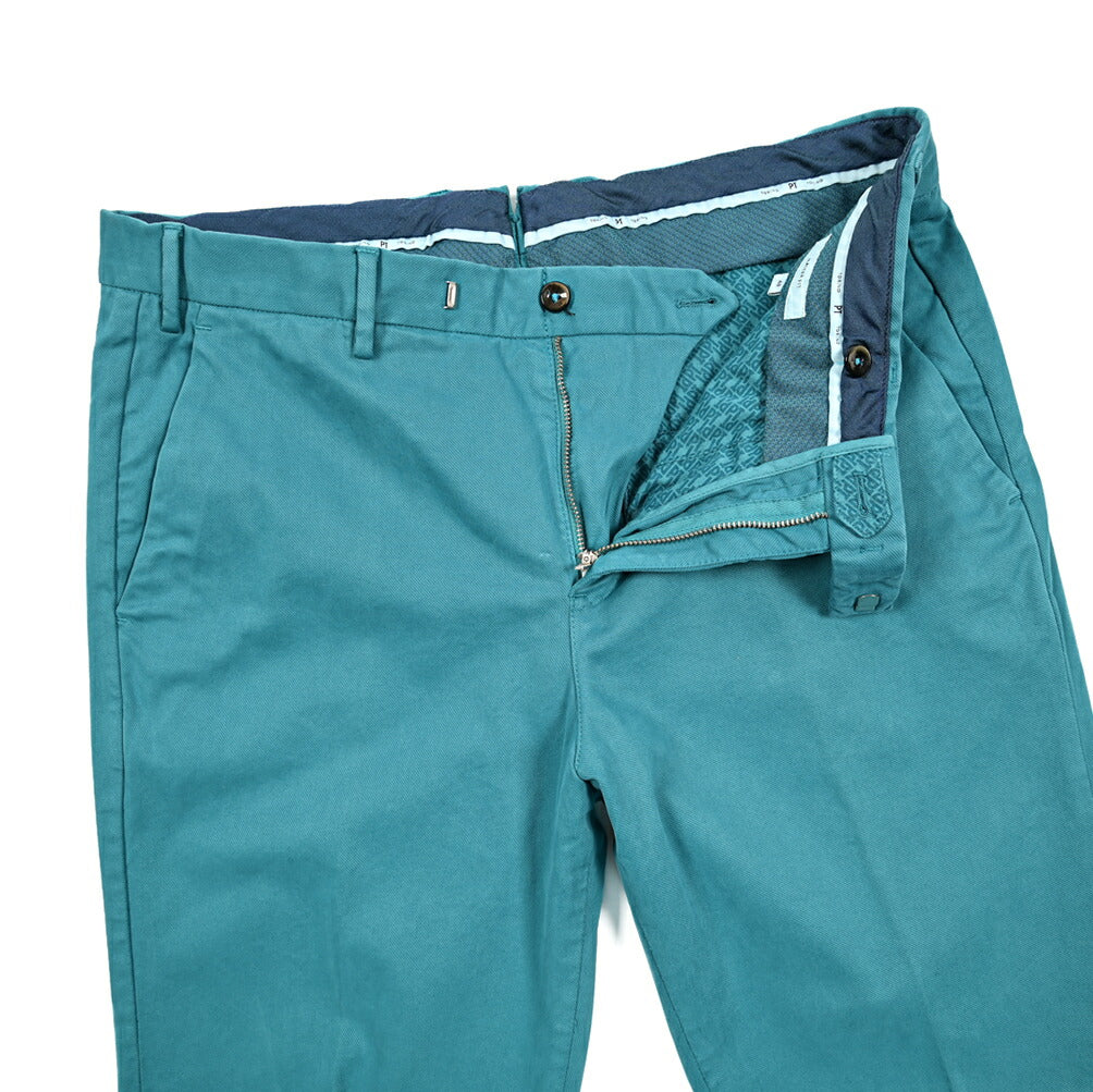 PT TORINO MASTER FIT コットンモダール ノータックチノパンツ