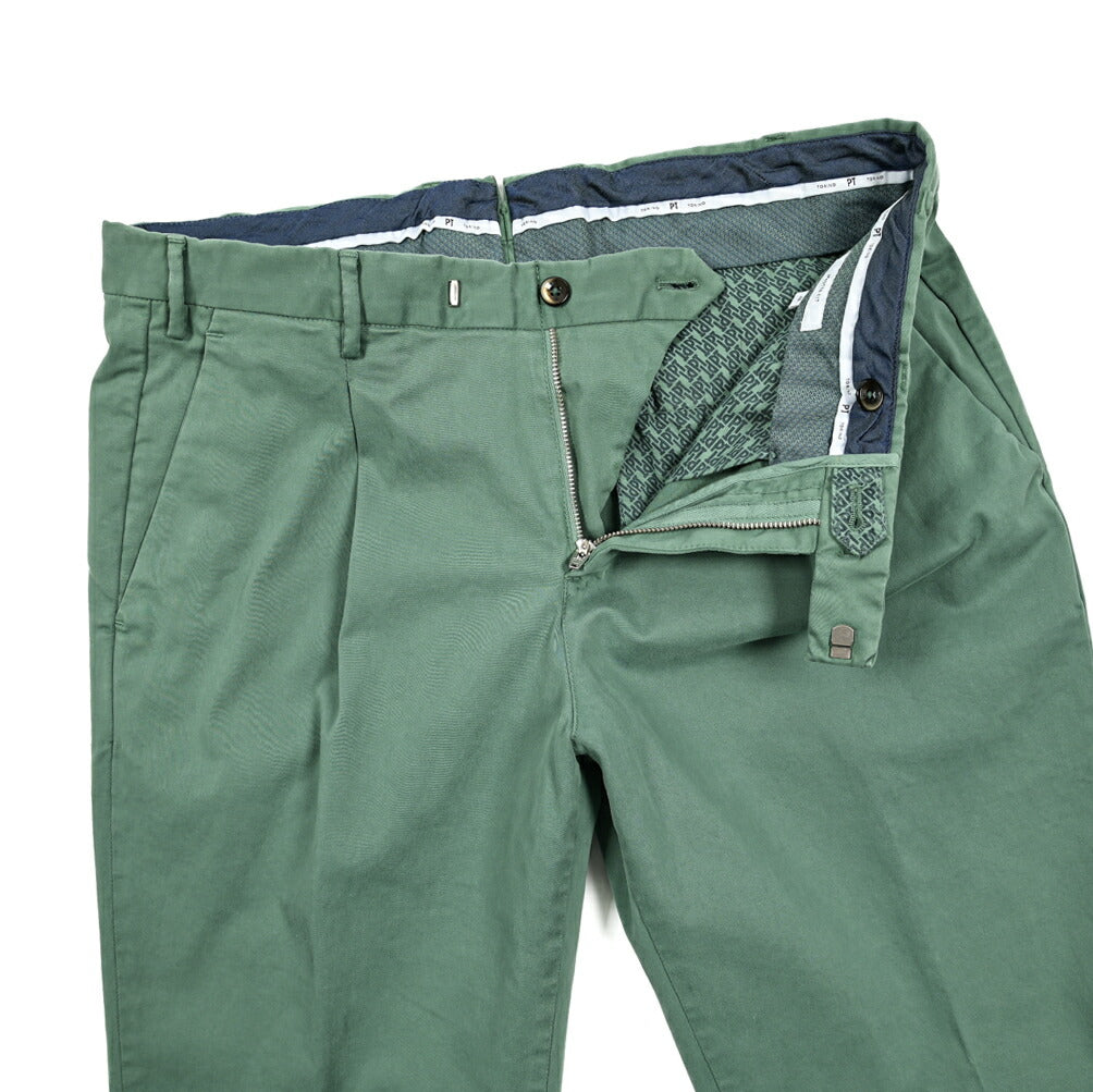 PT TORINO MASTER FIT ストレッチコットン テーパードパンツ