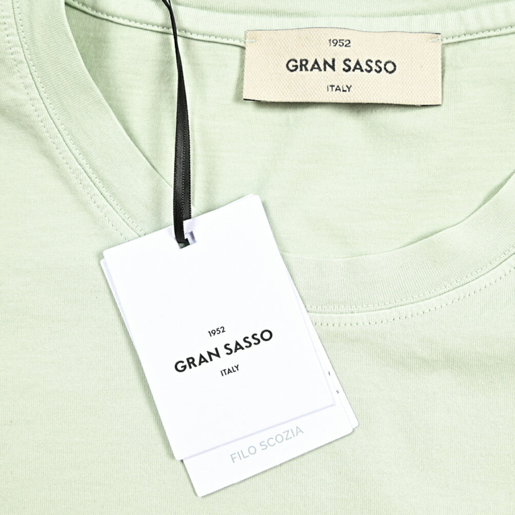 GRAN SASSO スムースコットンTシャツ