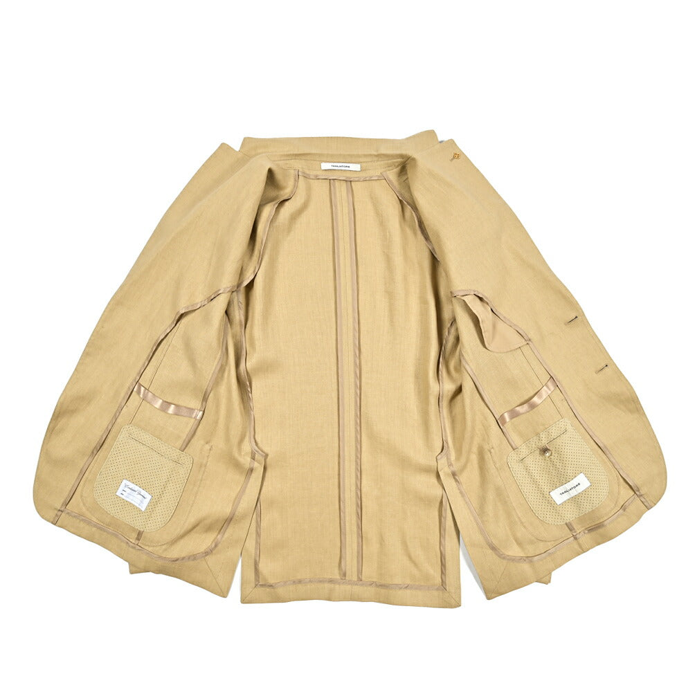 TAGLIATORE リネン100% テーラードスーツ